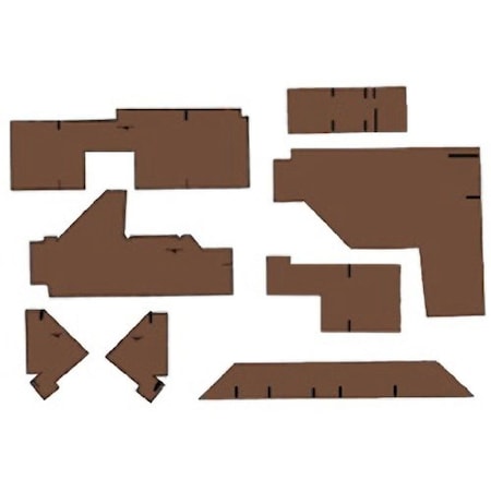 Aftermarket AMJDU50UK Upholstery Kit, Brown AMJDU50UK-ABL
